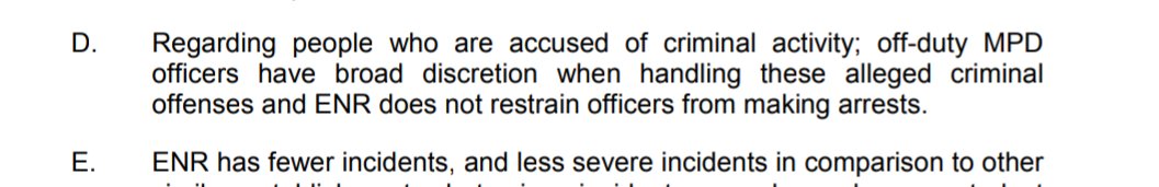 Here they say it again. These off-duty officers are given the discretion to make arrests even when working as security for this restaurant.I don't think that's super uncommon, but there's some numbers coming up.