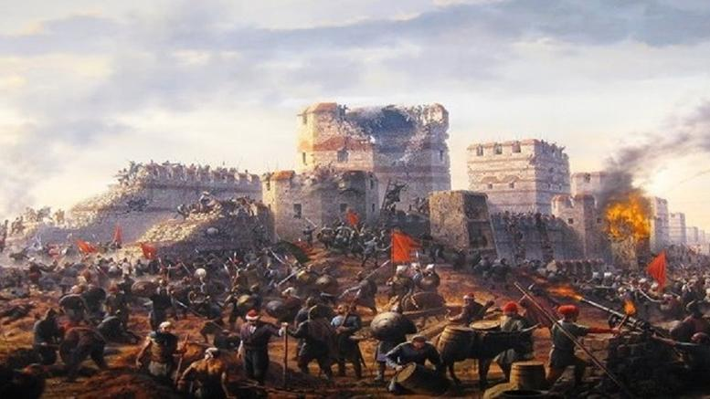 Штурм константинополя 1453 план. В каком году взят константинополь. Битва за константинополь в мраморном море 717–718 годов. Штурм константинополя 1453. Османская империя 1453.