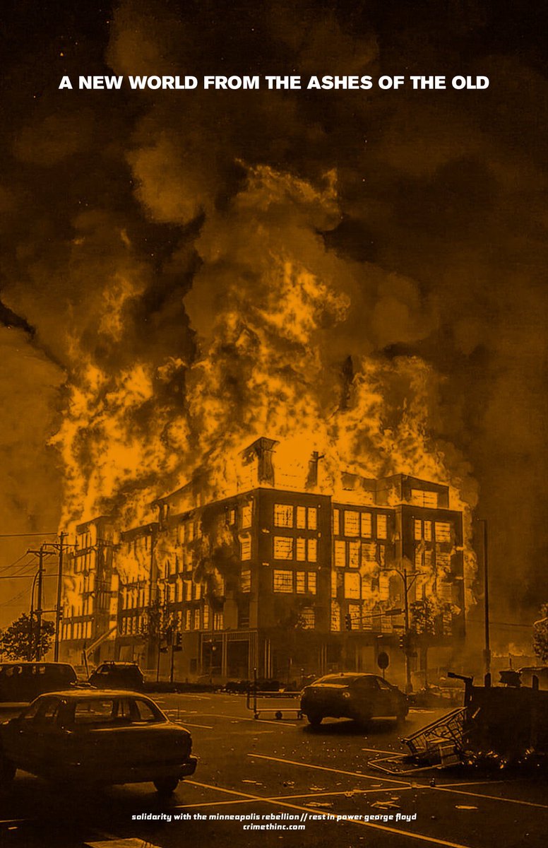 RyleeLawson's tweet photo. “Violence is not in contradiction with our principles, since it is not the result of our free choice, but is imposed upon us by necessity in the defense of unrecognized human rights which are thwarted by brute force.” - Errico Malatesta 

Unrelenting solidarity with Minneapolis. https://t.co/ce8ccXRq54