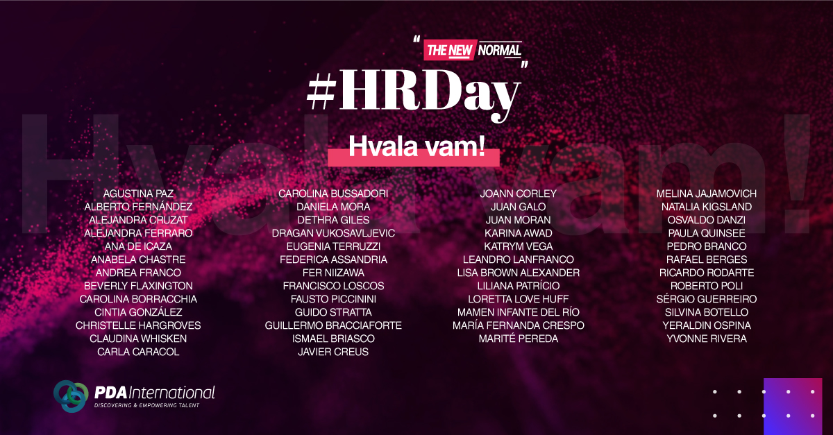 PDAProfileRS's tweet photo. 👉Ponovo doživljavamo #HRDayTheNewNormal! Ovom prilikom želimo da se zahvalimo svim govornicima koji su učestvovali u ovom velikom događaju za ljudske resurse.
Sastaćemo se ponovo u narednom normalnom terminu.💯 https://t.co/0yGAUDpIjw