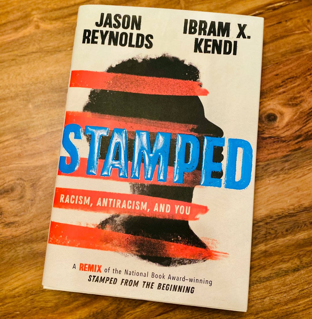 If you need something to get you started, buy the  @DrIbram &  @JasonReynolds83 book STAMPED and read a chapter each day with your kids. Each chapter is short, the writing is incredibly engaging, and the content will 100% lead to questions and conversation. /3