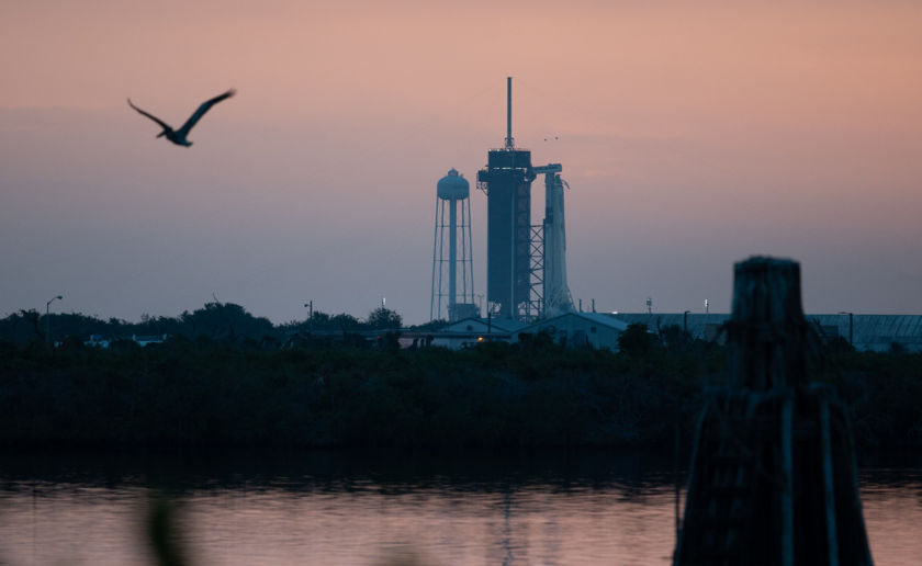 Bad weather forced the postponement of SpaceX’s Crew Dragon launch on Wednesday. SpaceX and NASA will try again Saturday, 30 May at 12:22 p.m. PDT / 3:22 p.m. EDT. Watch it live with us at  http://planetary.org/live Image credit: NASA/Joel Kowsky.