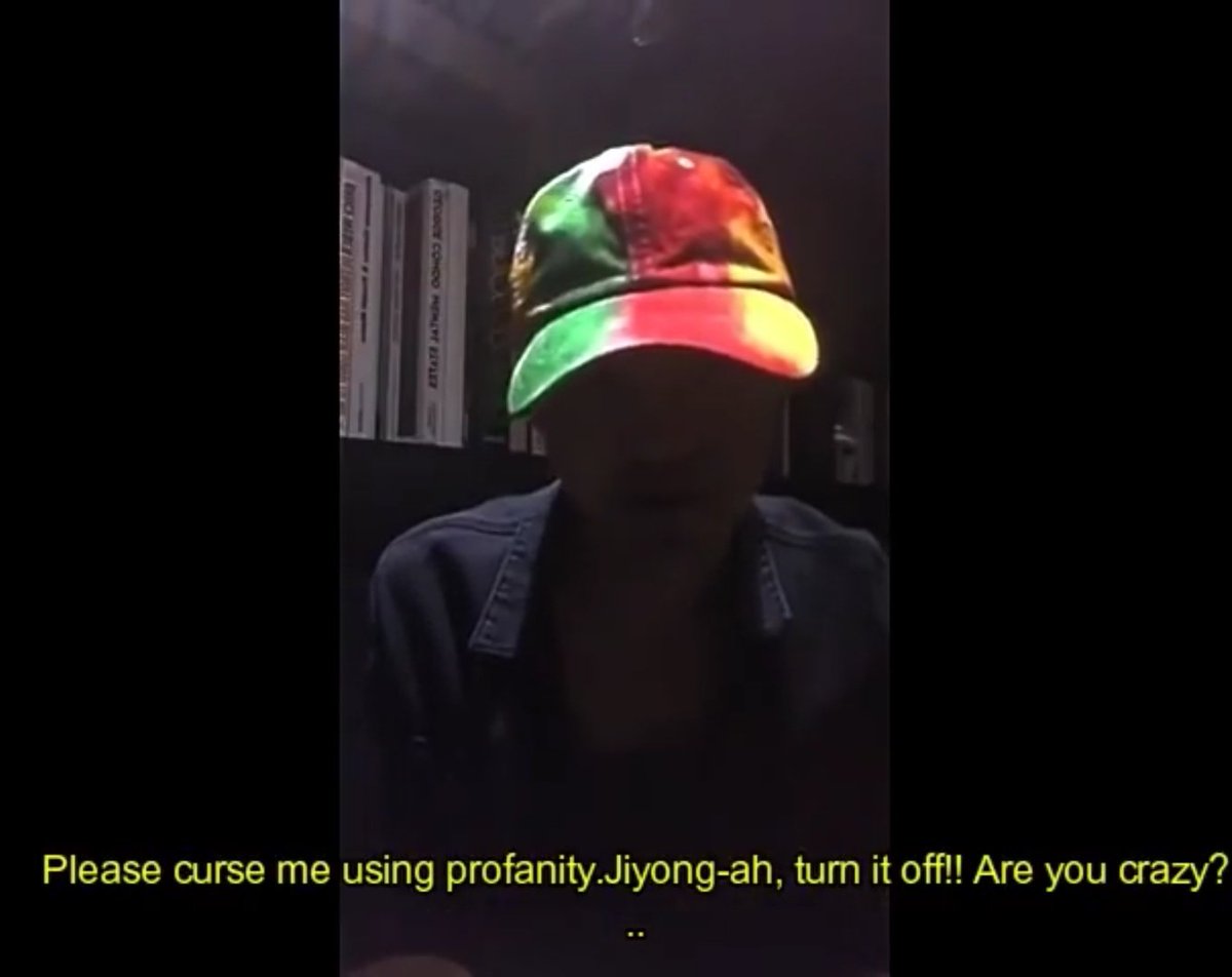 axhxo1's tweet photo. Not @ Jiyong admitting he's drunk and that if things get out of hand to curse him out and get his sister to slap him LOOL https://t.co/O3x4gDbfgA
