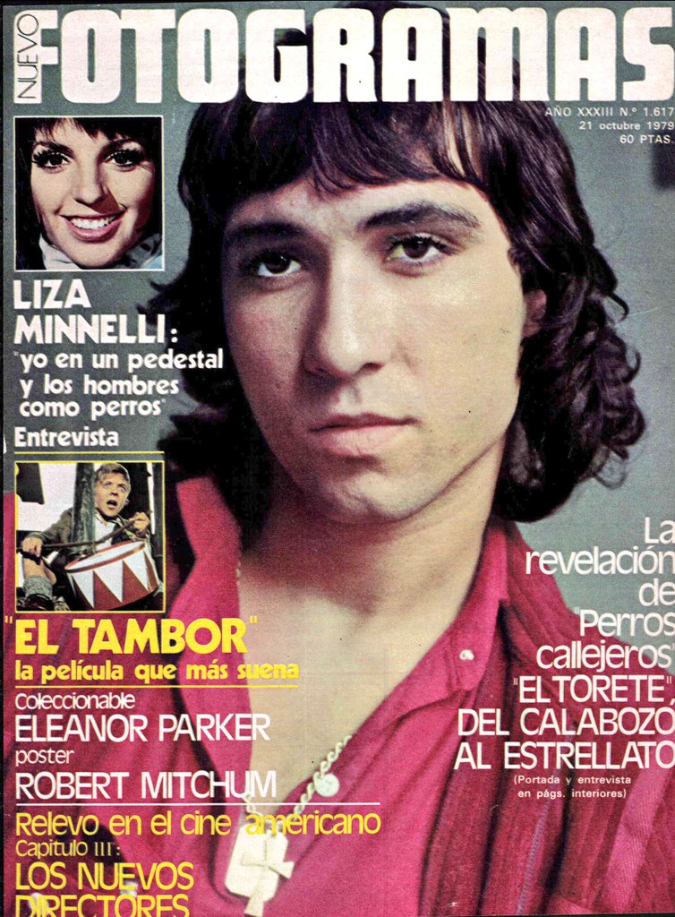 Ángel Fernández Franco, "El Torete", en la portada de la revista <a href="/fotogramas_es/">Fotogramas - Cine</a>

«Cuando veía películas americanas de acción decía, anda, pero si ésto lo hago yo, y mucho más»