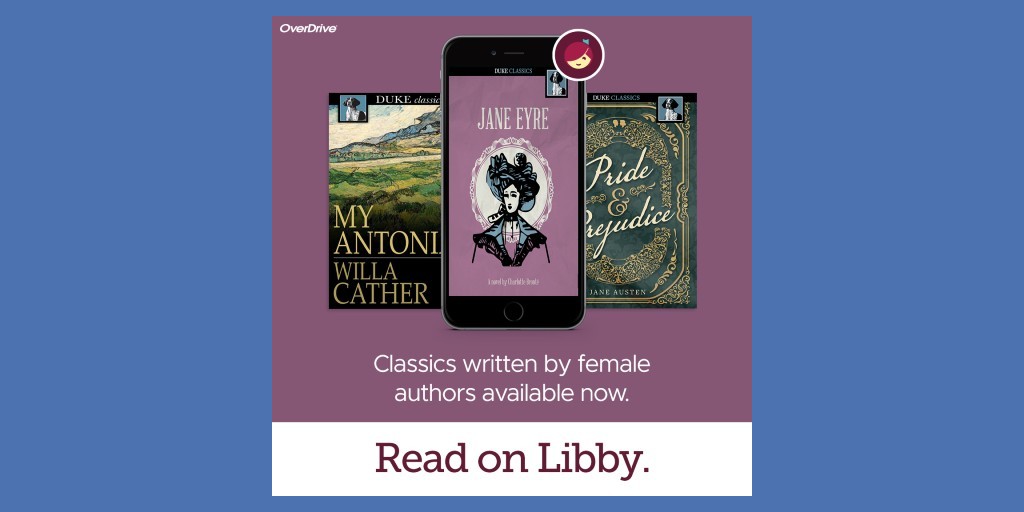 an image of of several smartphones displaying several classic book covers