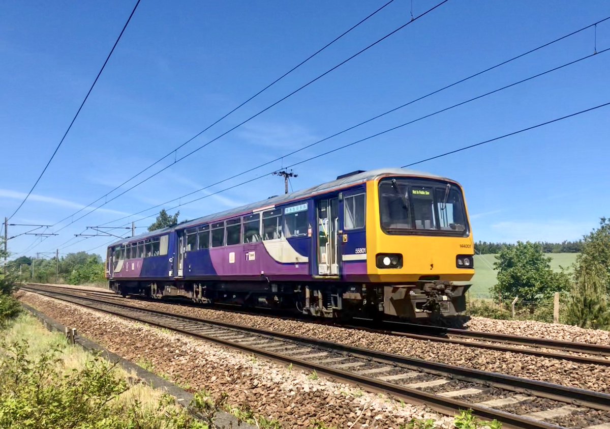 pdiddywoodcock's tweet image. 144001 gets a rare outing on today’s 5Z44 Keighley - Worksop #class144 #pacer