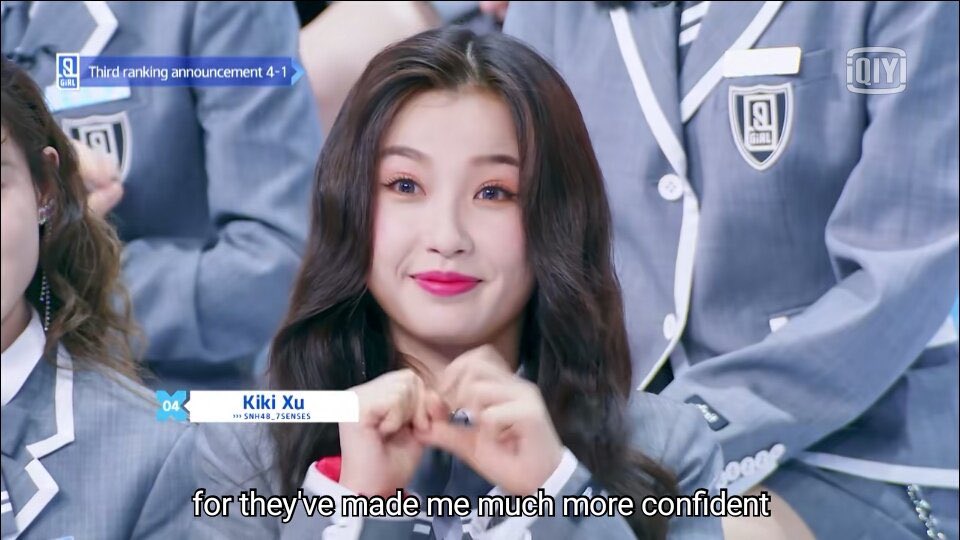 “I actually really admire her”-   #YuShuxin