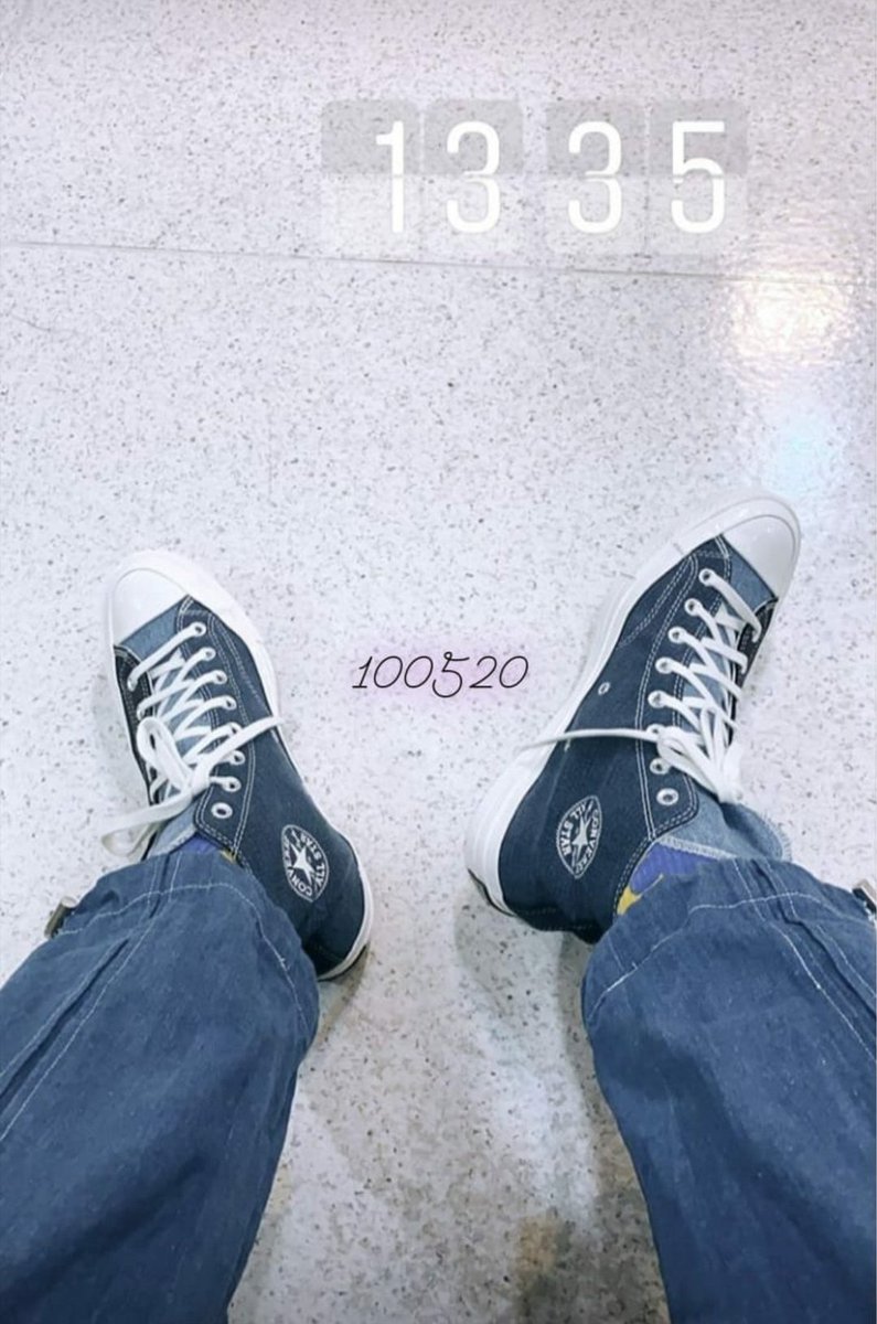 Earlier that day, Bright shared a photo thru IGS. It is a photo of his shoes. Checking by the angle, Bright seems to be sitting. It looks like hr is waiting for someone to pick him up.