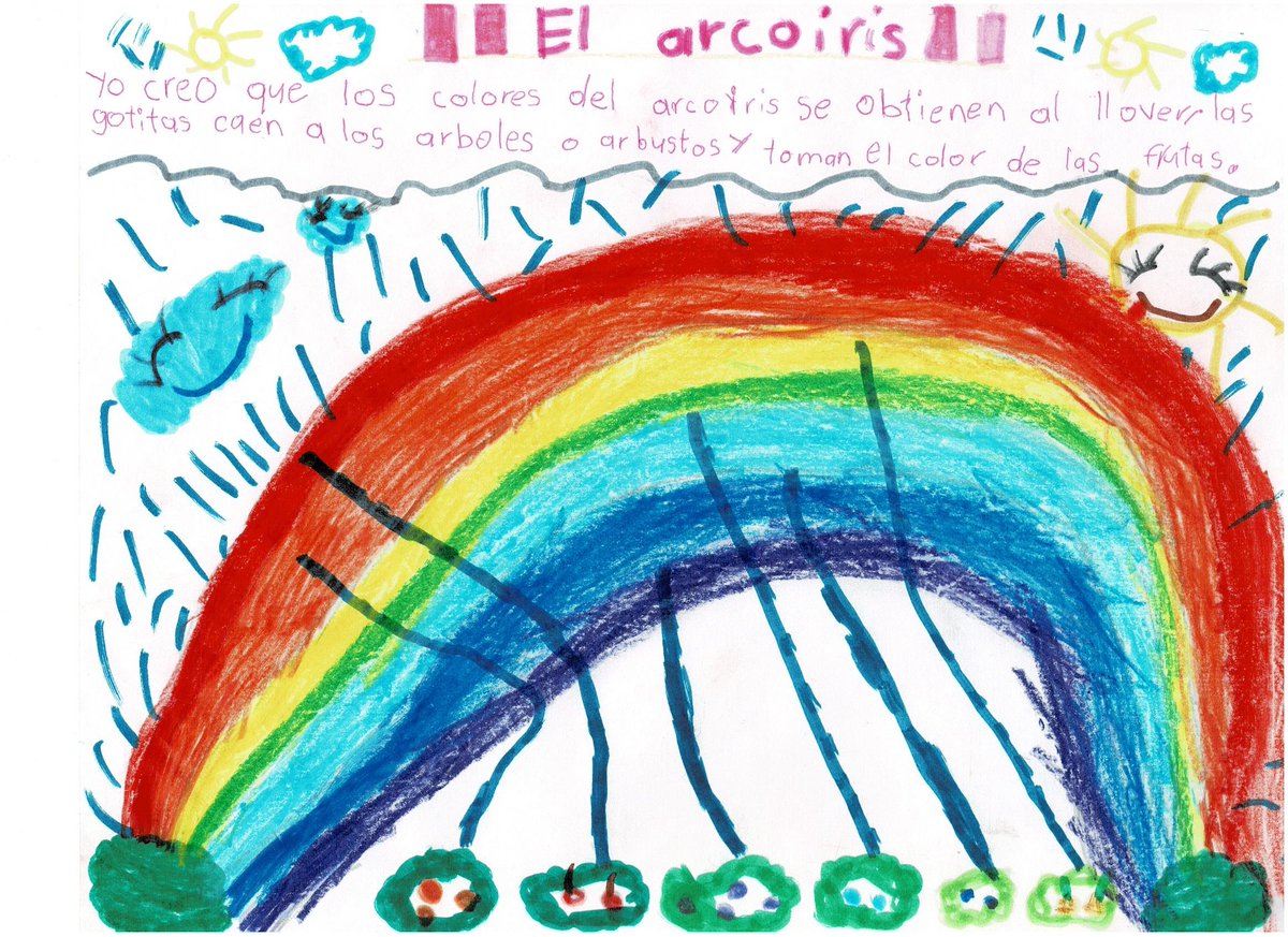 We will be sharing with you the creations from our Mexican youth. We received 130 illustrations from 29 of the 32 Mexican states.Today, a thread with the drawings of the participants in the "Arcoíris" drawing contest:  #rainbow  @CIOmx  @IDLofficial  @SPIEstudents  @OpticalSociety