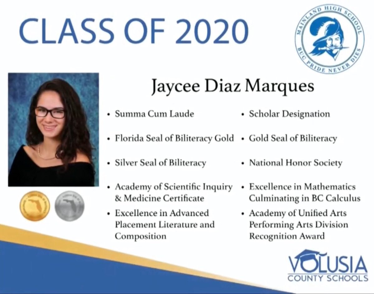 MHSLadyBucs's tweet photo. On the official last day of school, we would like to say CONGRATULATIONS one more time to our amazing Class of 2020!!! You make us so proud!!! 💙💛 https://t.co/rcDI6h9kbL