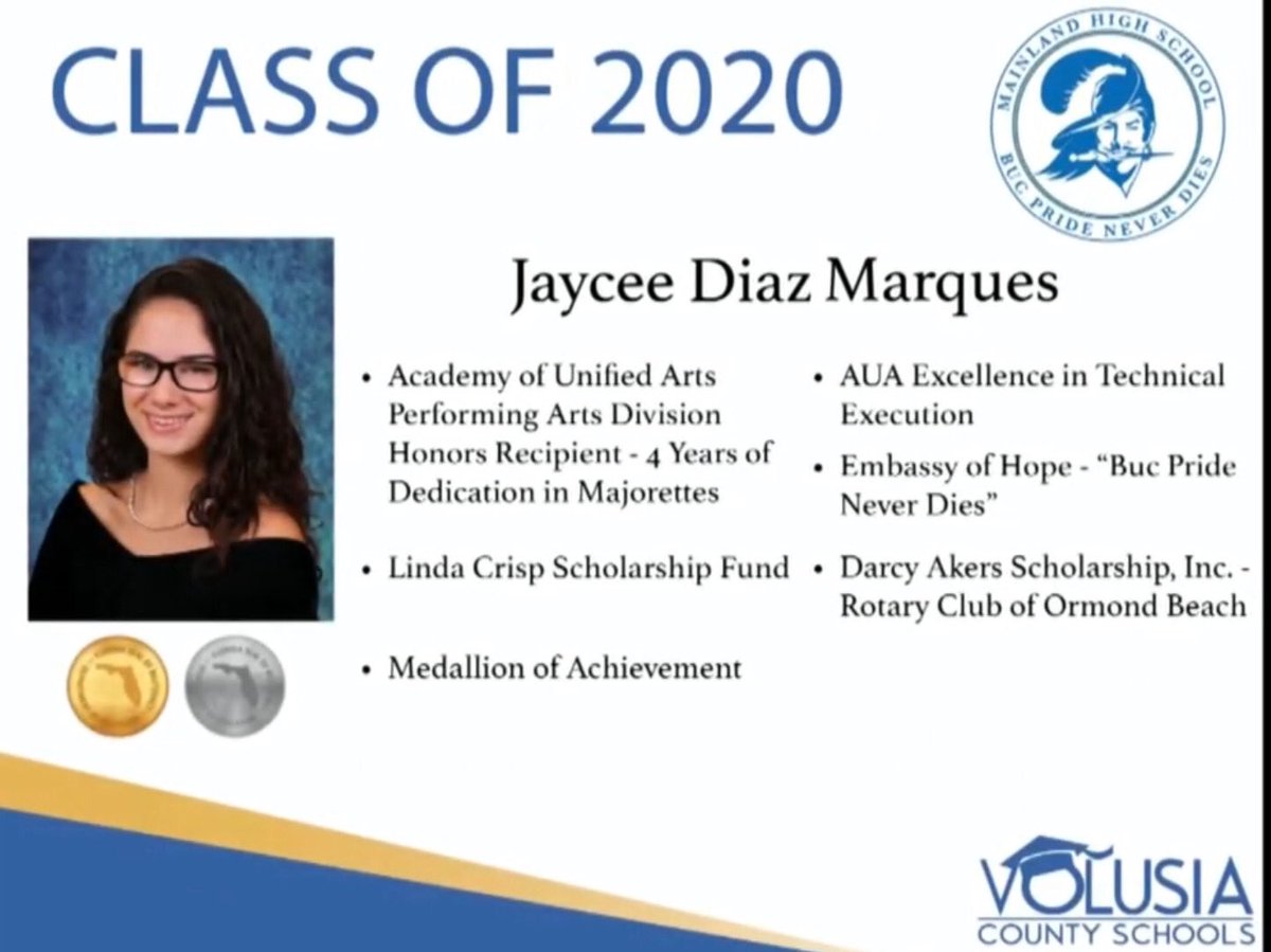 MHSLadyBucs's tweet photo. On the official last day of school, we would like to say CONGRATULATIONS one more time to our amazing Class of 2020!!! You make us so proud!!! 💙💛 https://t.co/rcDI6h9kbL