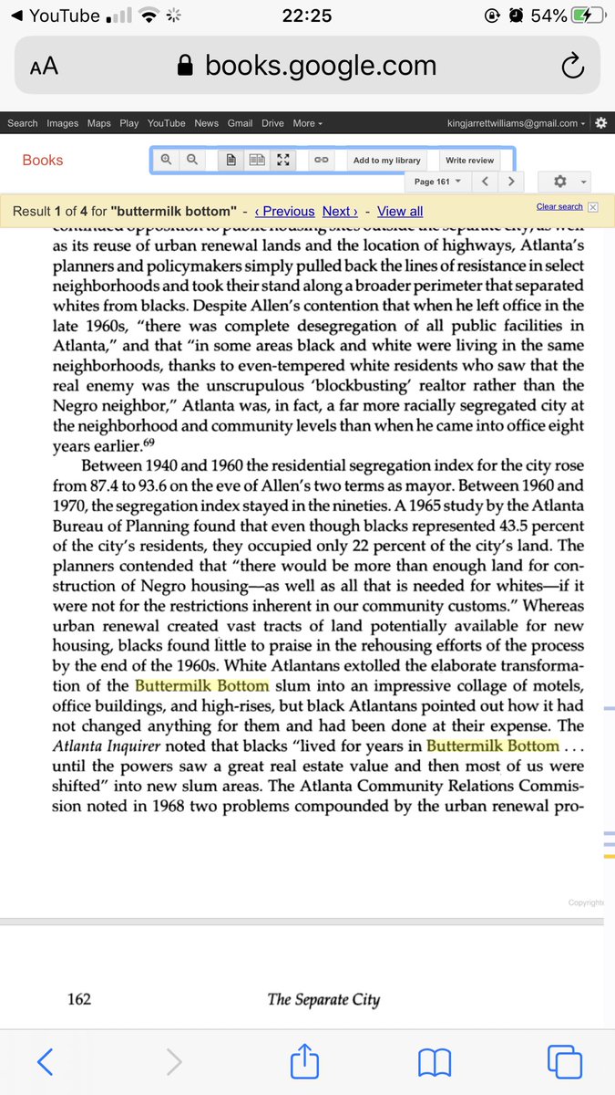 What’s wild is that black people were basically second class citizens and only occupied about a 20% The available residential lots in the entire city in the 1960s