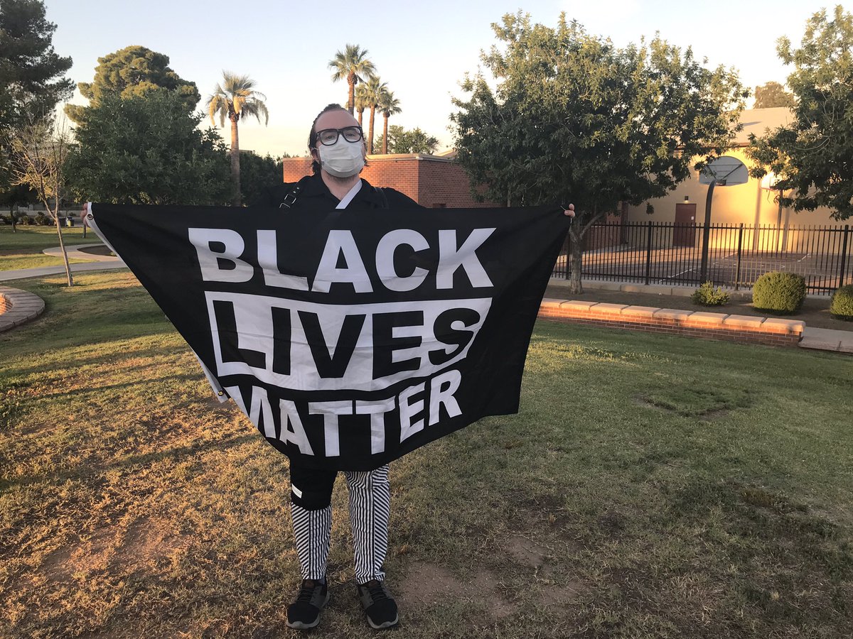 Freeman is white but says he has Latino/Black family members and that’s who he’s fighting for because he says he’ll “never, ever face racism in my life.” “We’re obligated to ... give black people a safe space to have their voices and their lives, for that matter.”  @azcentral