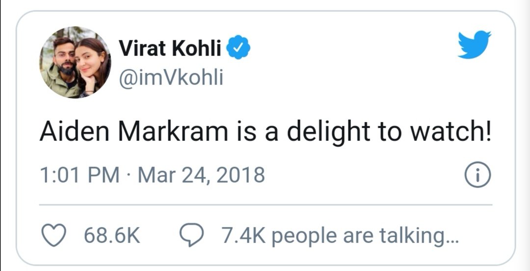 Receiving praise from the best himself in Virat Kohli is no easy feat.