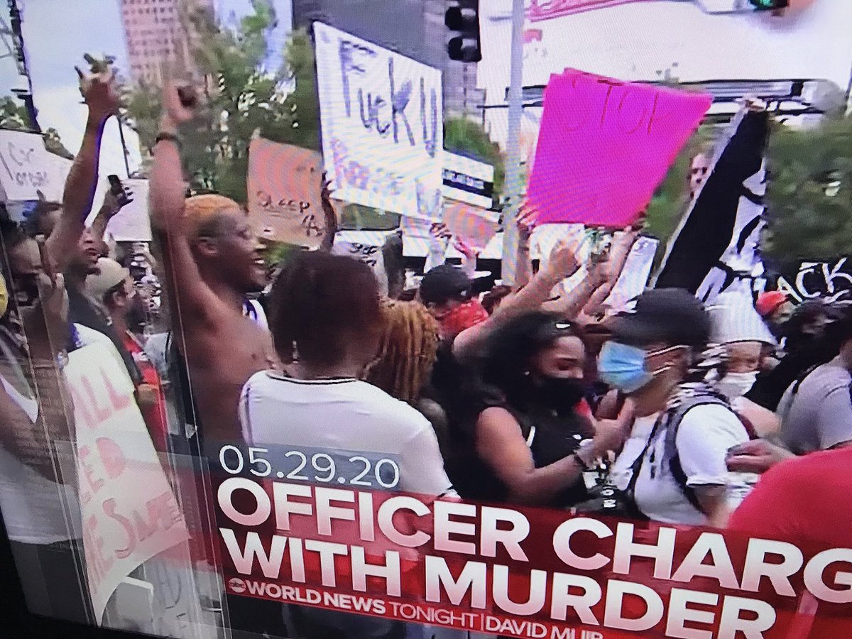 gunnforhire1's tweet image. Opening collage on ABC’s World News Tonight. Think they missed it, or looked the other way? #notjudging #timeshavechanged #ABCNews