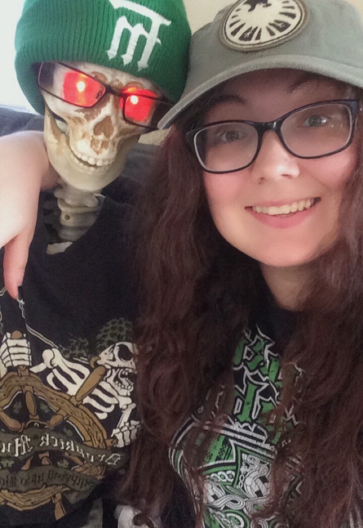 Mr. Bones and I are ready! \m/ #dropkickmurphys