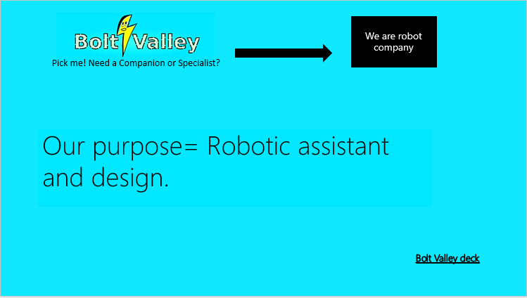 ValleyBolt's tweet photo. The robot pitch. #technology @elonmusk @JimBridenstine @NASA https://t.co/dBy4h4w0LC
