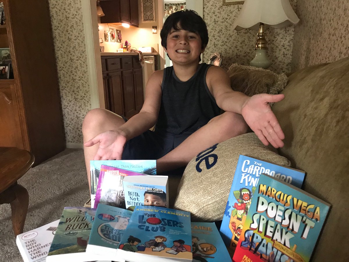 We are excited about our new books! Thanks LCPS! ⁦<a href="/RosaCoss1/">Rosa Coss</a>⁩ ⁦<a href="/KimSylvester5/">Kim Sylvester</a>⁩ ⁦<a href="/RhondaLopez18/">Rhonda Lopez</a>⁩ ⁦<a href="/KarenFThompson1/">Karen F Thompson</a>⁩