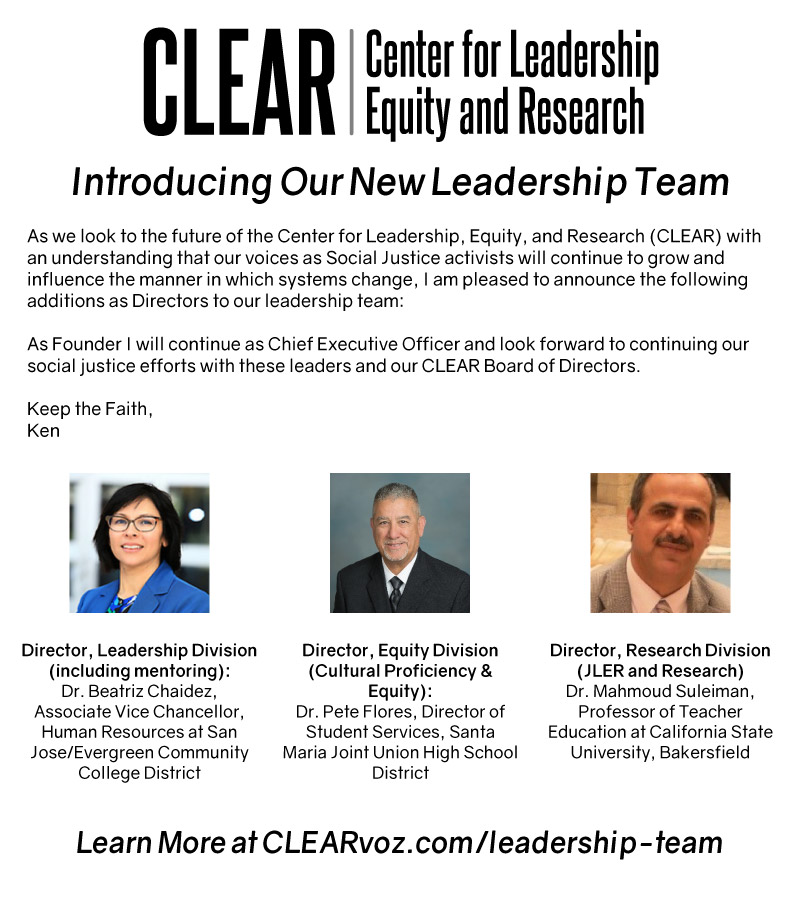 The Center for Leadership, Equity, and Research is pleased to announce additions to our leadership team. clearvoz.com/leadership-tea…