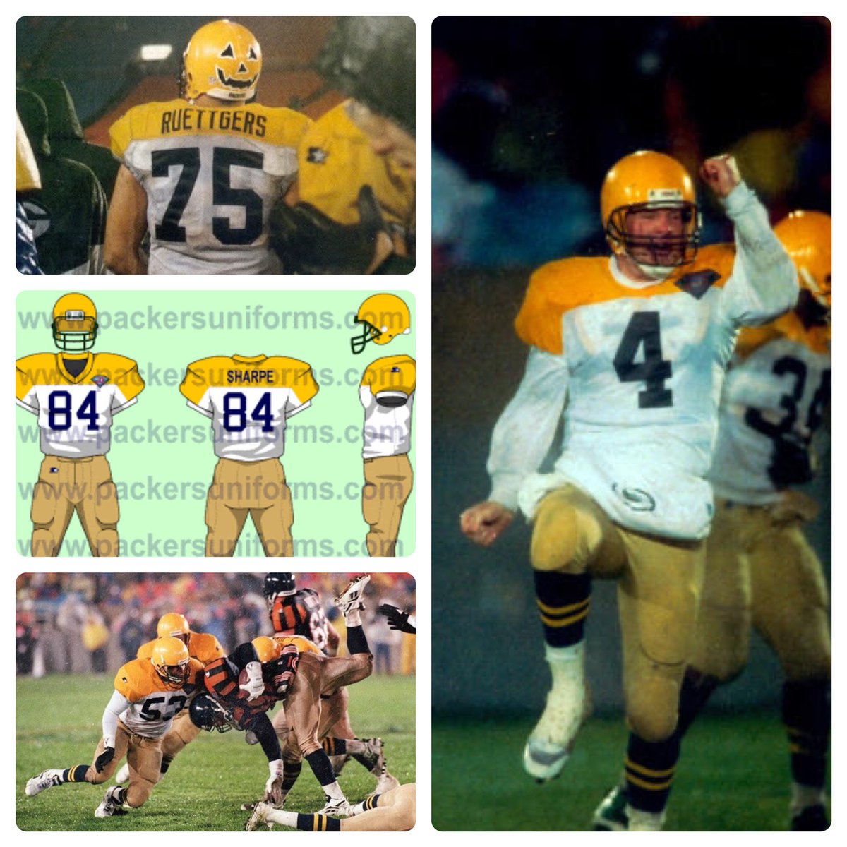 PackFXig's tweet photo. Packers Throwback Uniform 🔥 They’ve used these in the past. Should they go back to them? @Showtyme_33 #GoPackGo https://t.co/2gF5HU7DkV