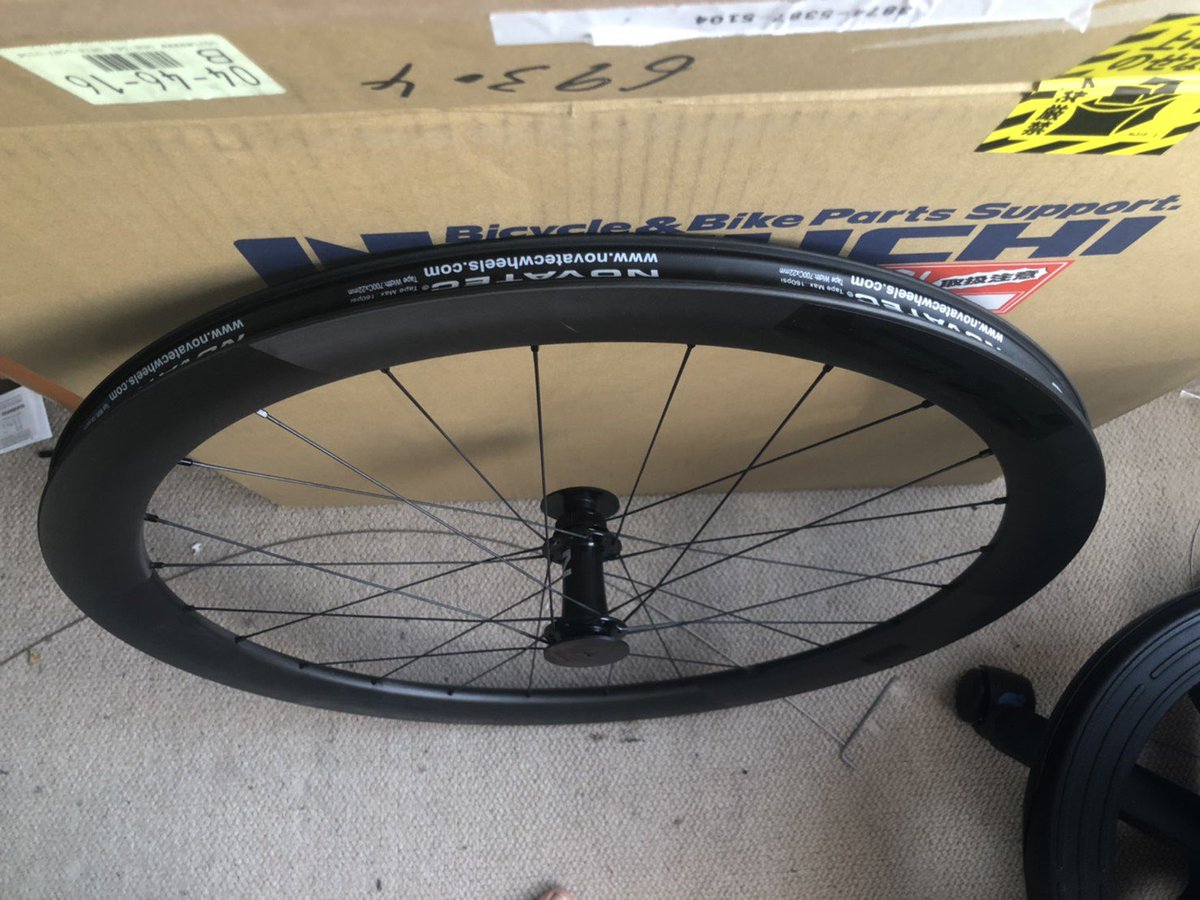 garage_178's tweet image. #農林水産省
#農林
#NOVATEC
NEWホイールが届いた！