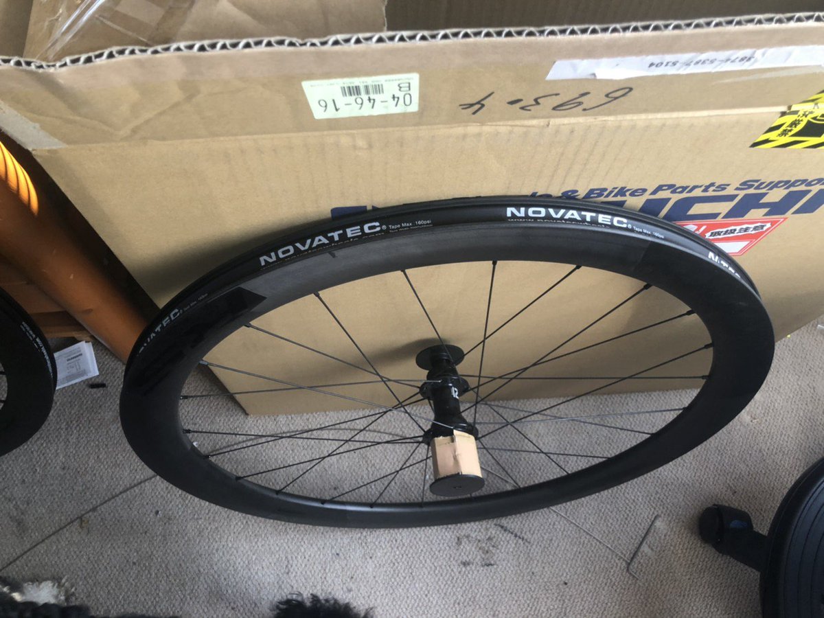 garage_178's tweet image. #農林水産省
#農林
#NOVATEC
NEWホイールが届いた！