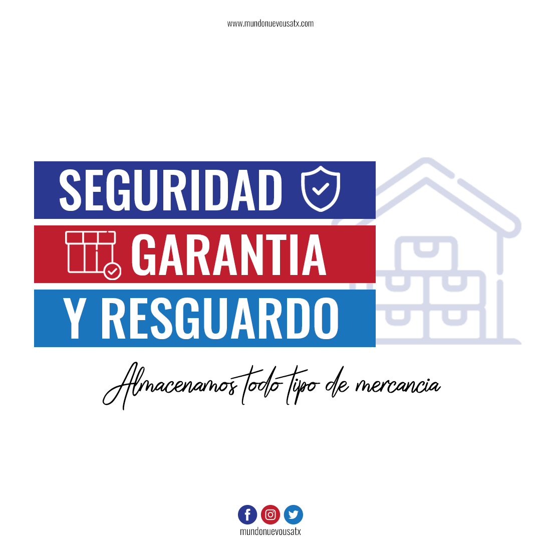 mundonuevousatx's tweet photo. Te brindamos nuestro servicio de almacenamiento, con instalaciones amplias y adecuadas para proteger tu carga. Contáctanos para más detalles:
🌐 https://t.co/GK0LNU2VtD
#carga #envios #logistica #fullcontainer #maritimo #aereo #logistics #courier #cargo #freight #trucking https://t.co/C99VLURDx2
