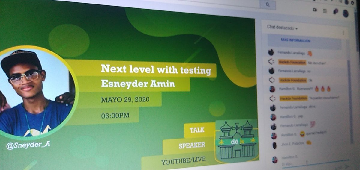 hamilgdev's tweet image. Estoy listo para @QuibdoJs 
...Ya casi comenzamos ingresa para que no te pierdas esta excelente charla...
👏🏾👇🏽👇🏽👇🏽👇🏽
youtu.be/d8iuWID1H2E