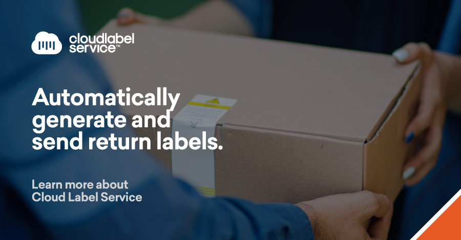 cloudlabelsvc's tweet image. Post COVID-19, customer returns are forecasted to increase by 34% for some companies. Is your business prepared? Find out how @cloudlabelsvc can automatically generate and send return labels cloudlabelservice.com #labels #supplychain #labelmanagement