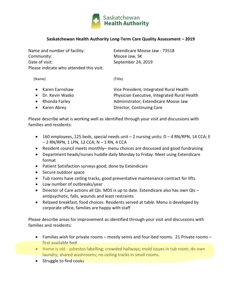 Jumping to  #CityMJ and let’s talk asbestos. Mold is also a problem, as are shared rooms.