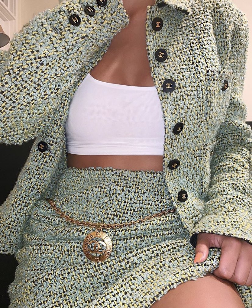 two piece chanel set