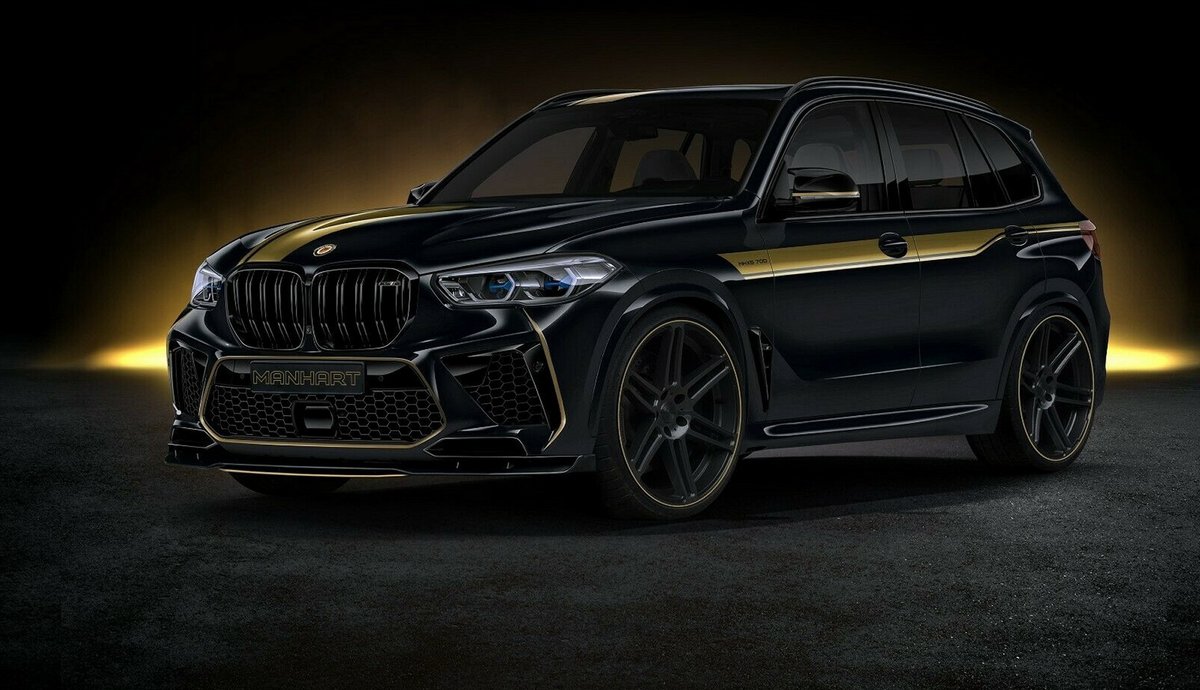 AutomovilMex's tweet photo. El preparador #Manhart tiene a la venta la unidad demo de su paquete de modificaciones para la #BMW #X5M, con toda la 'farmacia': bodykit completo, rines de 23" y ¡715 hp! El problema es el precio: €215,985, poco más de 5.3 millones de pesos. #EnVentaAP #ModificadosAP @BMWMex https://t.co/ofvuKYHXMm