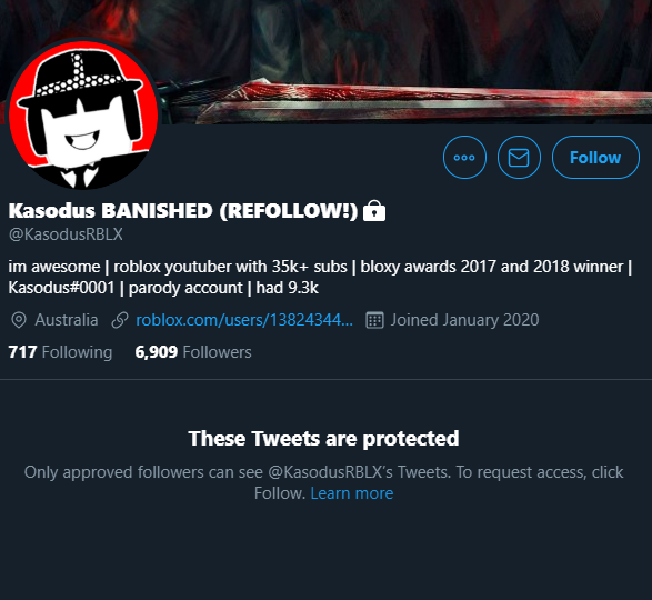 Mrhello Mrhellophu Twitter - banishing other roblox youtubers roblox account