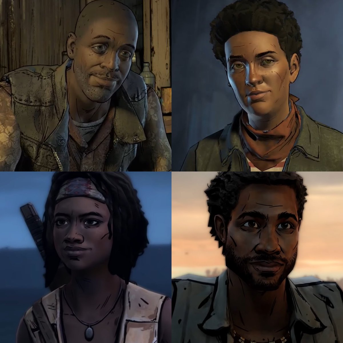 Appreciation Post for Black Characters in #TWDG