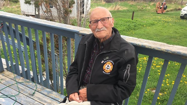 CTVNews's tweet photo. A day away from 100th birthday, this N.S. man still volunteers with his local fire department https://t.co/q3Sv0b52XR https://t.co/aCQgvwua8J