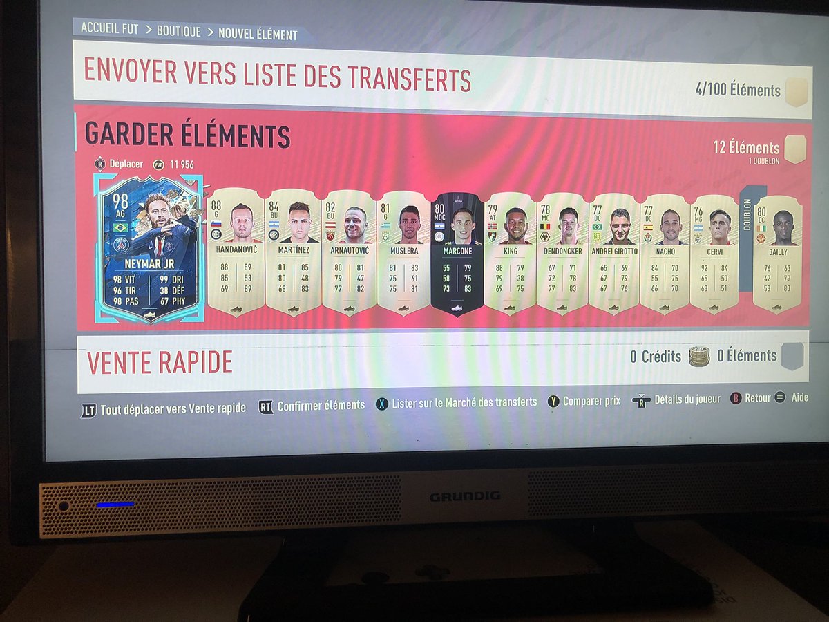 Bet2Boss's tweet photo. OMGGGGGGG pack à 50k, Neymar TOTS 🤩🤩🤩. Quel plaisir https://t.co/4b0DpsvFNQ