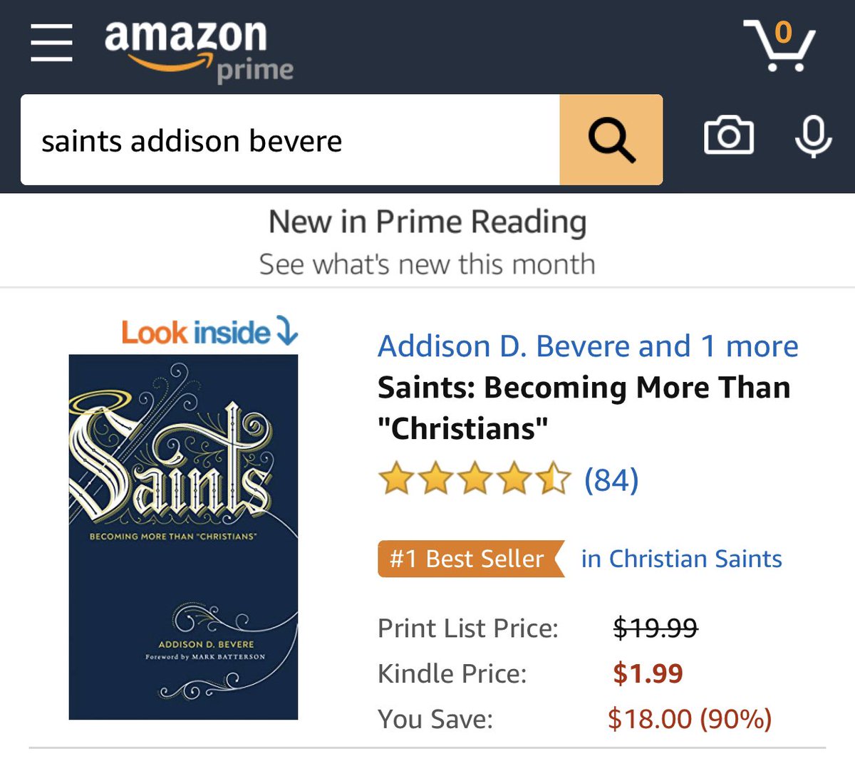 addisonbevere's tweet photo. Hey SAINTS 🙌🏼 Right now you can get the #SaintsBook ebook for only $1.99 on Amazon! Check it out here: https://t.co/0O1zZGoeEl https://t.co/L9lWK6aHtI