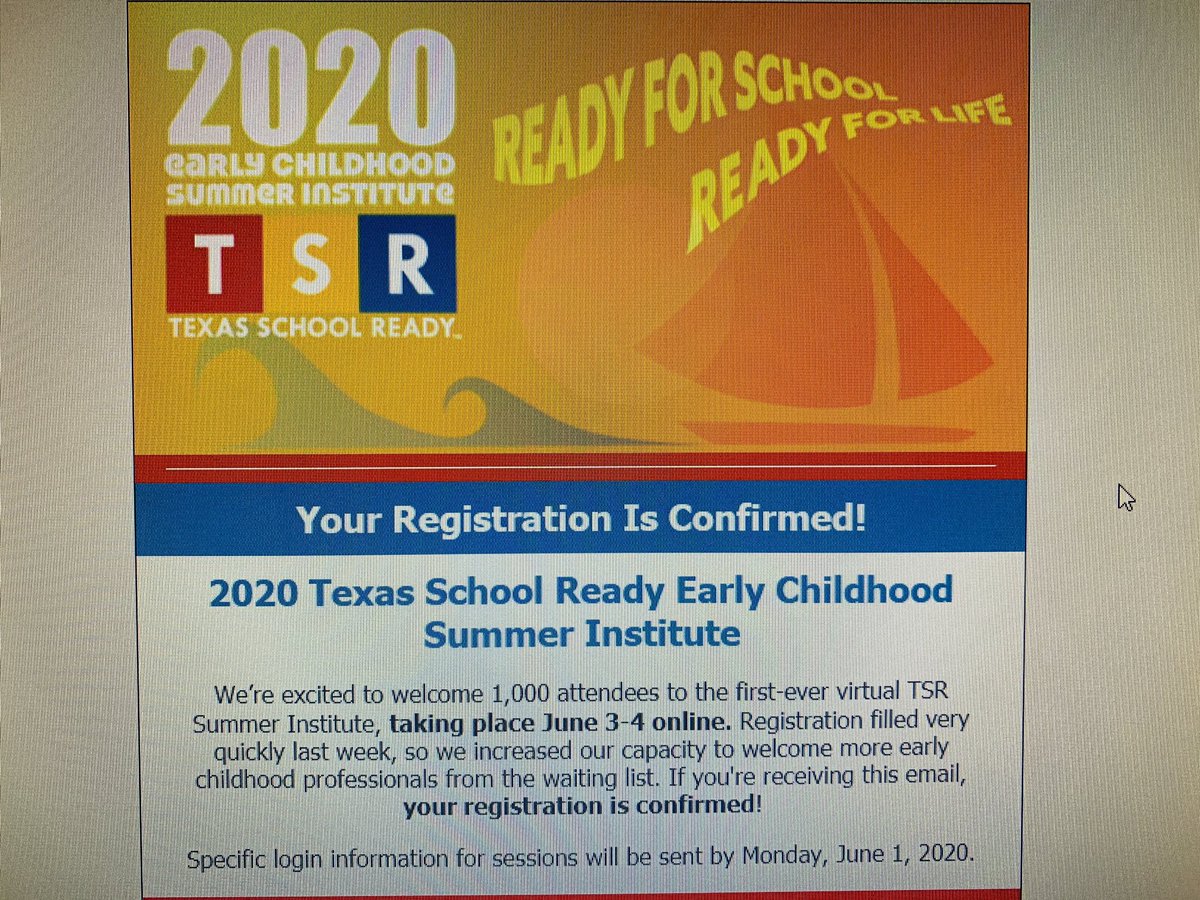 anitaperezABC's tweet photo. Excited to receive this email today! #LightitupGL #VirtualPD2020 Let the learning begin π©π»βπ«π @CLI_UTHealth https://t.co/T6jHY5jHQp