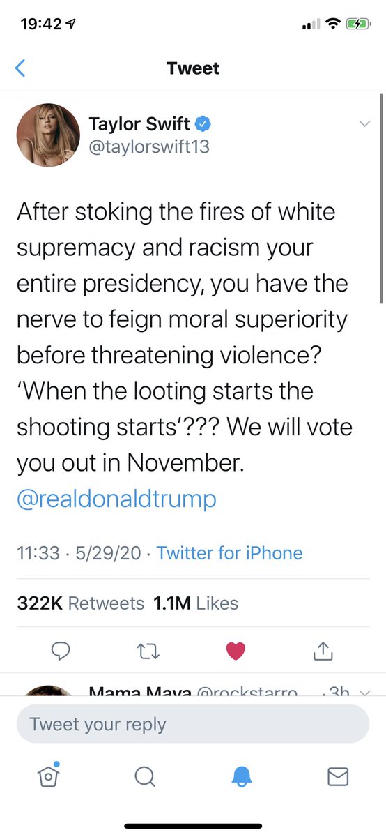Kate22844108's tweet photo. WE LOVE A QUEEN WHO USES HER PLATFORM RIGHT. IM FASTING TODAY AND I WAS A LIL HUNGRY BUT AFTER SEEING THAT TWEET I HAVE BEEN FED. @taylorswift13 @taylornation13 #BlackLivesMatter #peopleofcolormatter https://t.co/nKE7CFnivQ