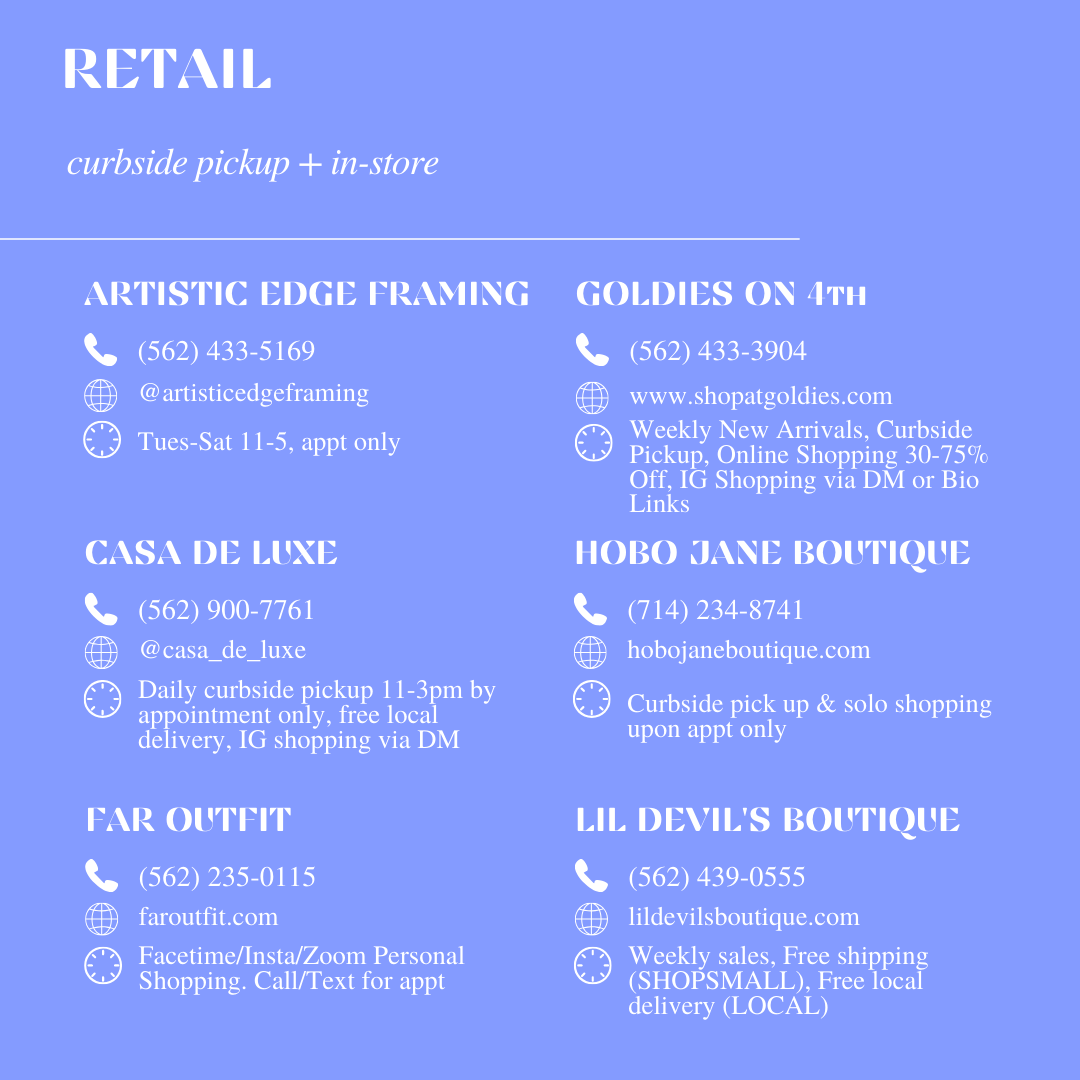4thStreetLB's tweet photo. 4th Street is OPEN for business in this next phase with safety measures in place! Swipe to see how you can support your local small businesses
#ReopenLB #4thstreetlb https://t.co/NK6tqD5h5I