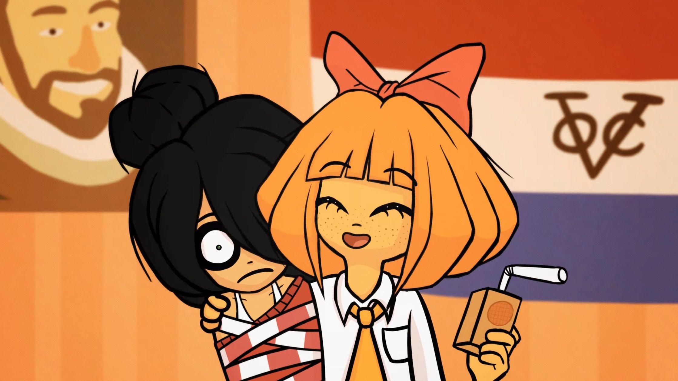 Ck2cartoon オランダのwebアニメ Ongezelligのmymyちゃん デカいリボンとネクタイと 髪染めてカラコン入れてるのとか 色んな意味で強キャラな性格とか 人気が出る設定の山なので 好きな人はたくさん居ると信じてる T Co Kbxytsnxlx Twitter