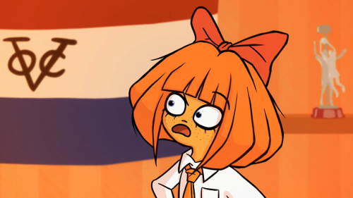 Ck2cartoon Twitter वर オランダのwebアニメ Ongezelligのmymyちゃん デカいリボンとネクタイと 髪染めてカラコン入れてるのとか 色んな意味で強キャラな性格とか 人気が出る設定の山なので 好きな人はたくさん居ると信じてる