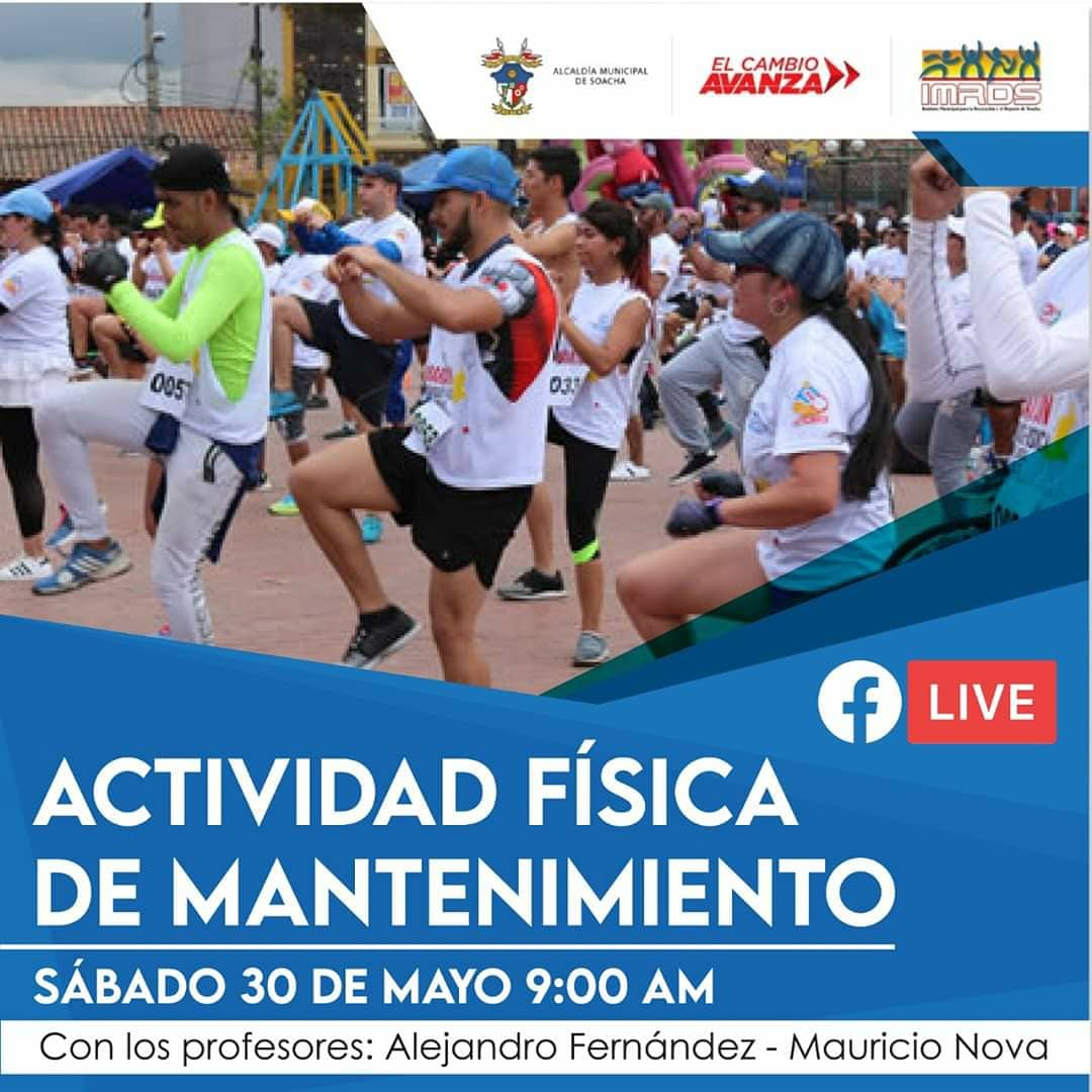 imrdsoacha's tweet photo. #ExploraciónMotota👼👨👩👧👦🧒👦
#ActividadFisicaDeMantenimiento🕺🙆♂️🙆♀️
#YoMeQuedoEnCasa🏘
#IMRDS 🇵🇱
Conectese a facebook live sábado 30 de mayo
🕒9:00 a.m 🕙10:00 a.m https://t.co/RUD4lM06FR