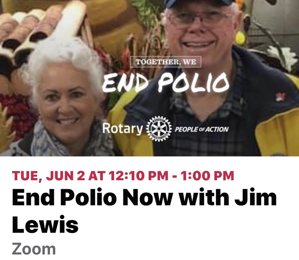 Polio Plus Now with Jim Lewis #polioplusnow #endpolio