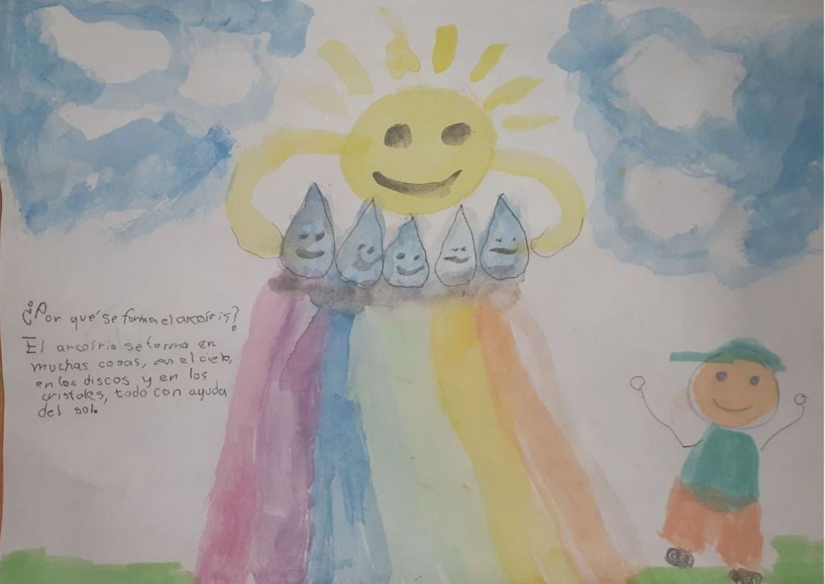 We will be sharing with you the creations from our Mexican youth. We received 130 illustrations from 29 of the 32 Mexican states.Today, a thread with the drawings of the participants in the "Arcoíris" drawing contest:  #rainbow  @CIOmx  @IDLofficial  @SPIEstudents  @OpticalSociety