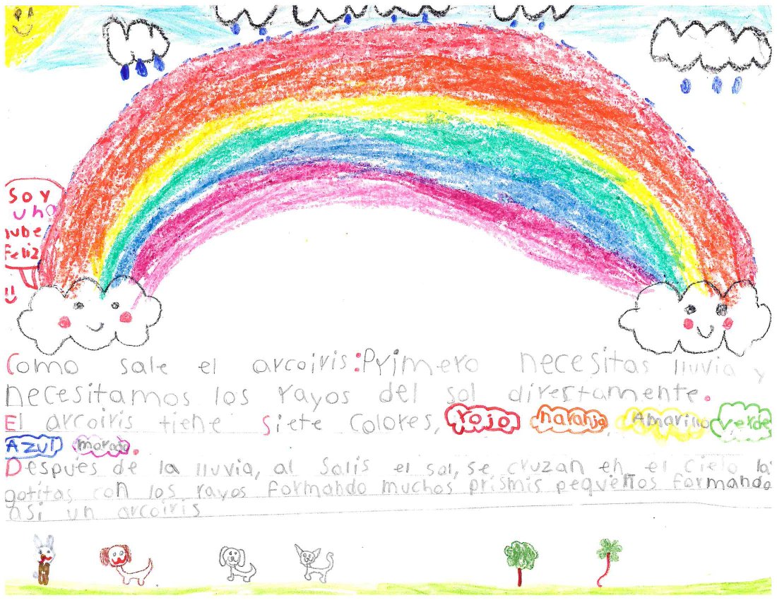 We will be sharing with you the creations from our Mexican youth. We received 130 illustrations from 29 of the 32 Mexican states.Today, a thread with the drawings of the participants in the "Arcoíris" drawing contest:  #rainbow  @CIOmx  @IDLofficial  @SPIEstudents  @OpticalSociety