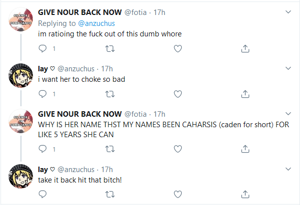 Someone sent me this. I like to remind myself that fandom Frollos would never say this in person to my face. They really wouldn't. Try to hit or choke a 5'0" petite girl and see what happens to you. Also "catharsis" is just... a word. It's not a name. I'm confused.