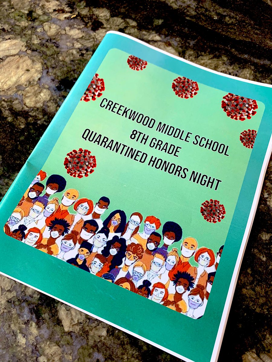 Today we said congratulations and goodbye to our 8th graders a little differently. Drive thru parade and beautifully printed programs. 💚 <a href="/HumbleISD_CMS/">Creekwood Middle</a> <a href="/WaltWinicki/">Walt Winicki</a> <a href="/ElizabethFagen/">Liz Celania-Fagen</a>  #bethelight #creekwoodrocks