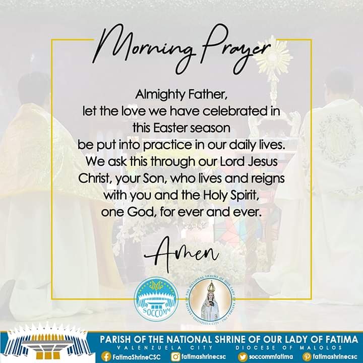 soccomfatima's tweet photo. Morning Prayer:

 SOURCE:
*iBreviary | Morning Prayer
(https://t.co/jPayMzsTDB)

#MorningPrayer #Lauds #iBreviary #NSOLF #SocComm #FatimaCSC #CSC #CommissionOnSocialCommunications https://t.co/e1MBNCdLeE