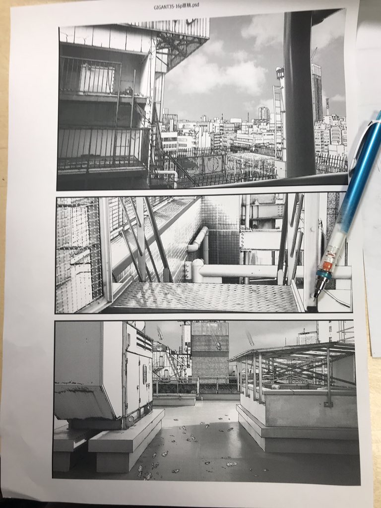 基本的に3dは背景だけで人物やクリーチャーなどはシャーペンと筆ペンです 奥浩哉先生が誤解の氷解を願う 作画動画も公開 Togetter 基本的に3dは背景だけで人物やクリーチャーなどはシャーペンと筆ペンです 奥浩哉先生が誤解の氷解を願う 作画動画も公開 Togetter